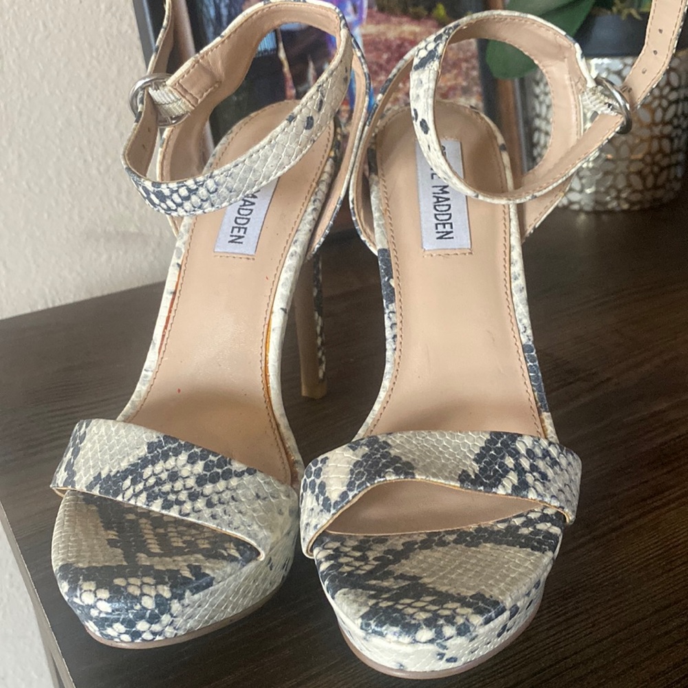 Steve Madden Snake Skin Heels